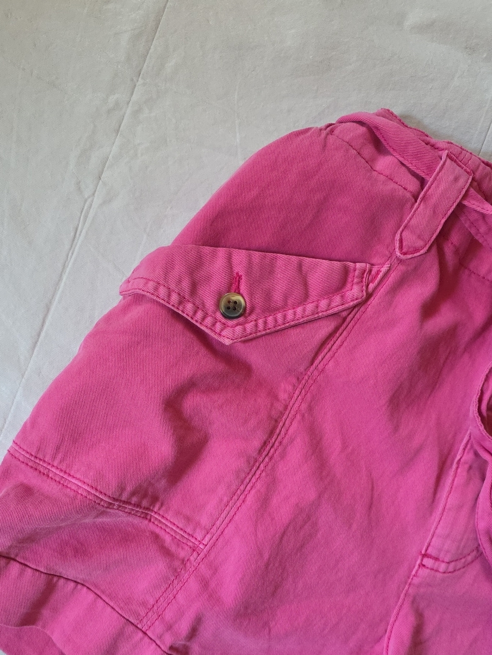 Old Navy Women's Tie-Waist 4" Cargo High Rise Shorts Pink M - Picture 3 of 11